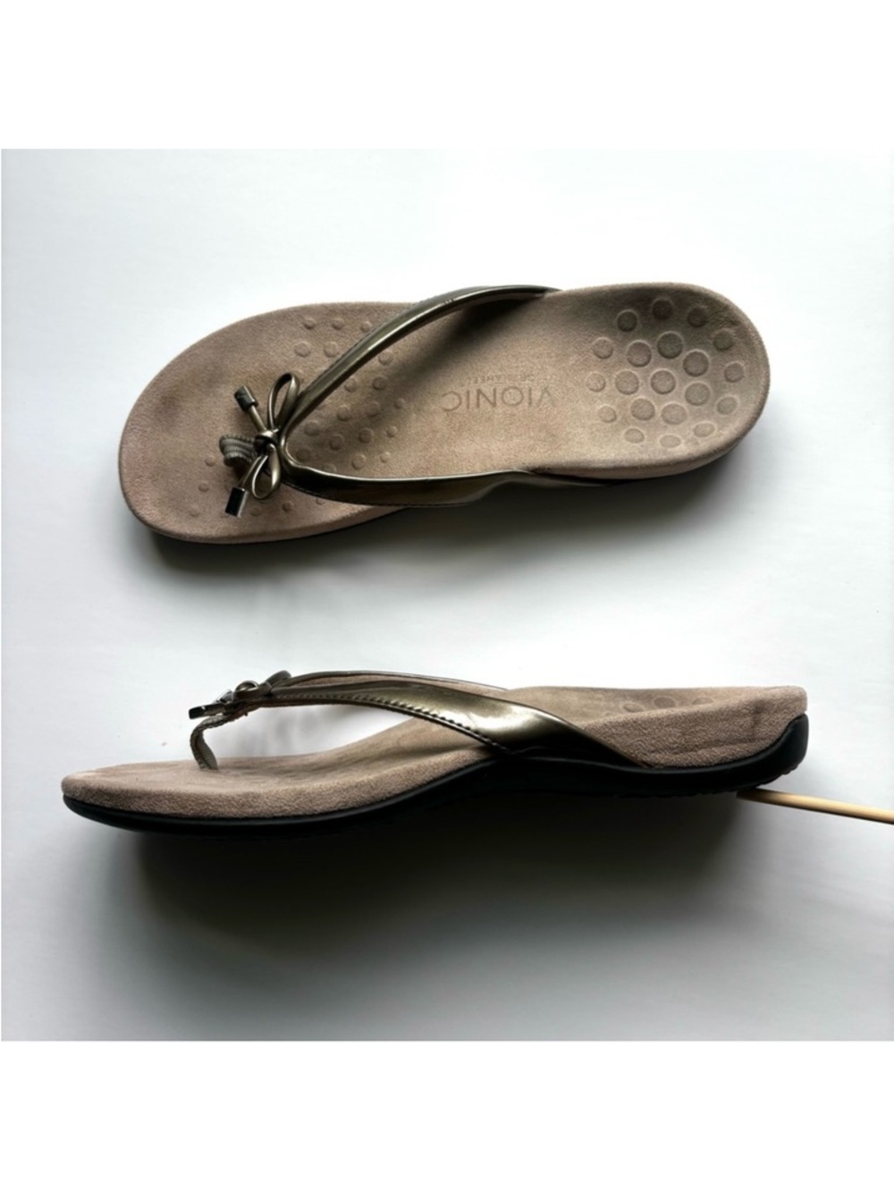 𝅺Vionic Bella Sandals Flip Flops Orthaheel Technology Comfort Women’s Size‎ 8